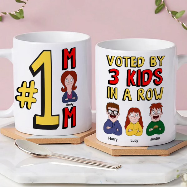 Taza personalizada "Mamá n.° 1": regalo personalizado para mamá